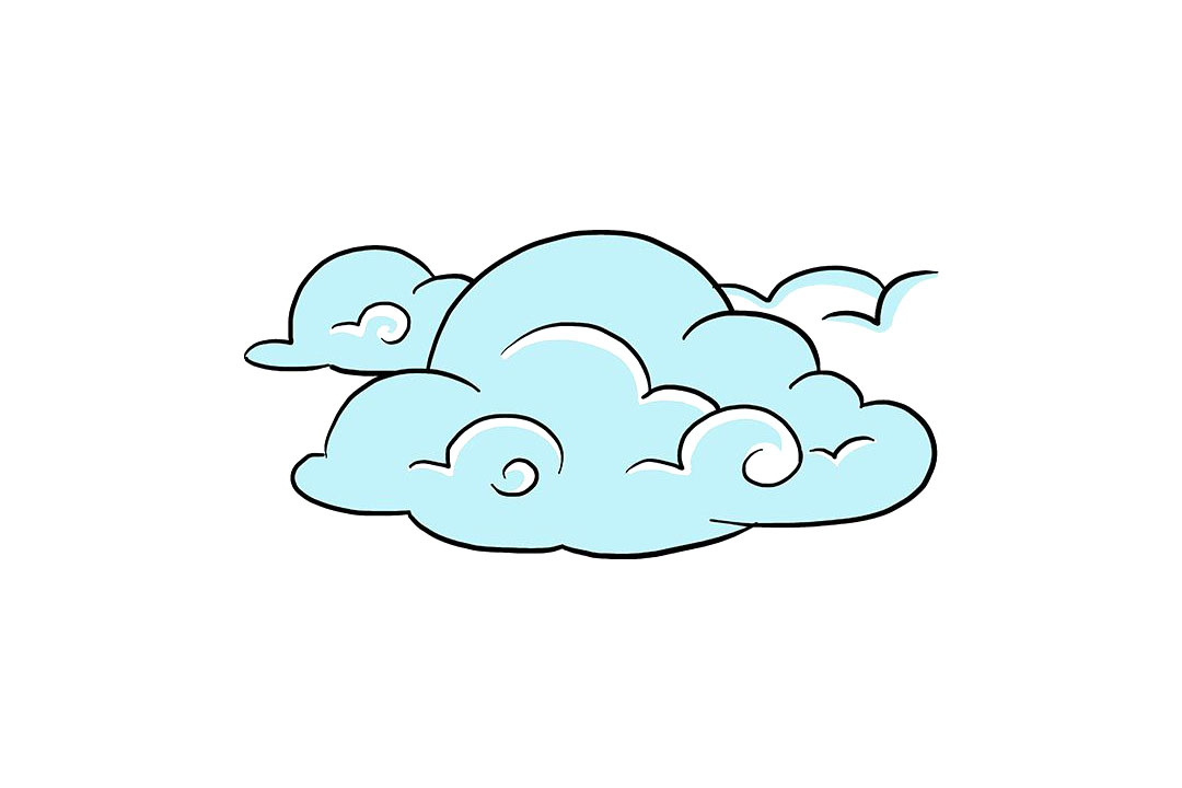 云朵怎么画