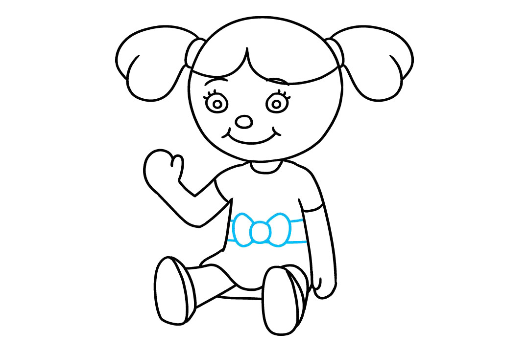 洋娃娃怎么画-图9