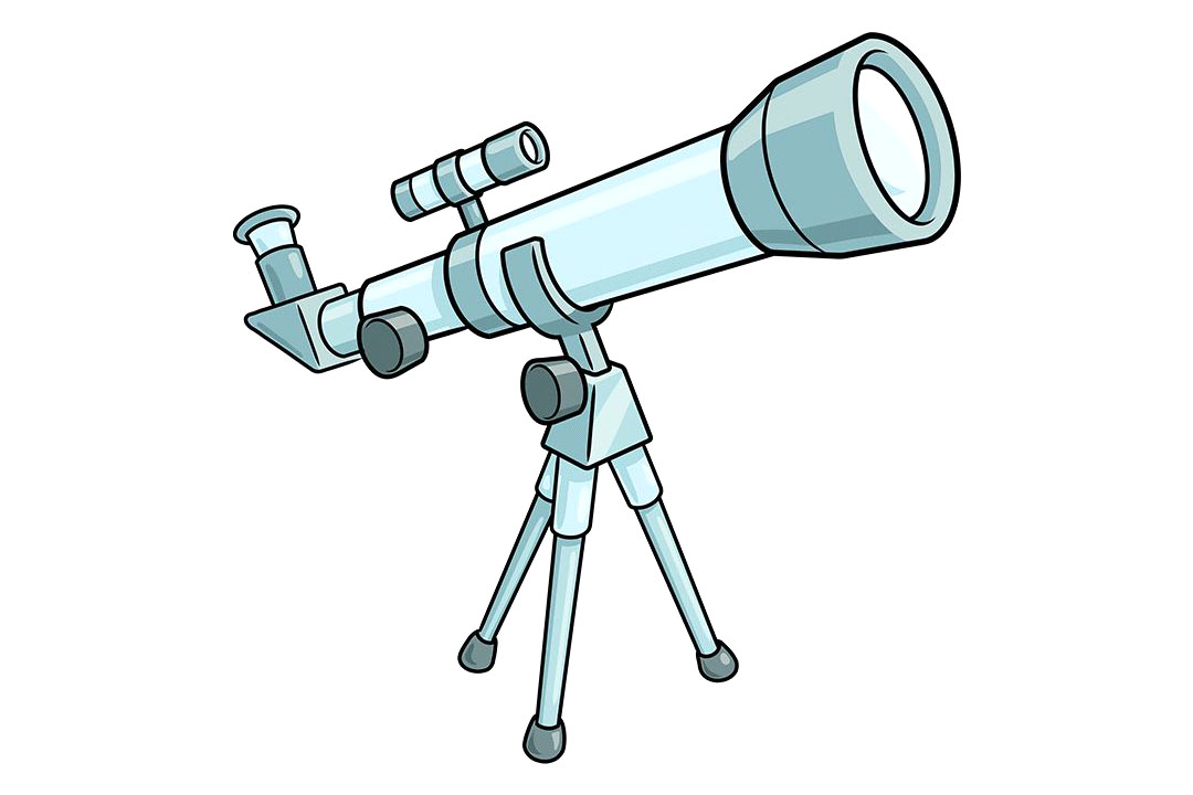 望远镜怎么画