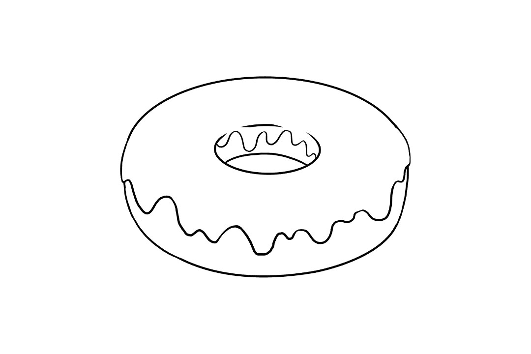 甜甜圈怎么画-图7