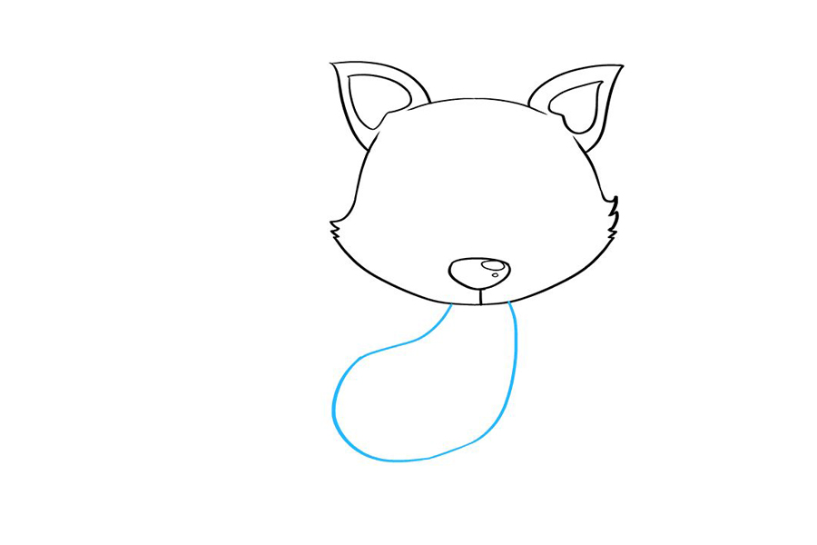 怎样画狐狸宝宝-图4