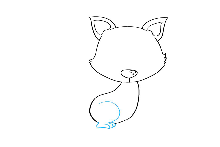怎样画狐狸宝宝-图5
