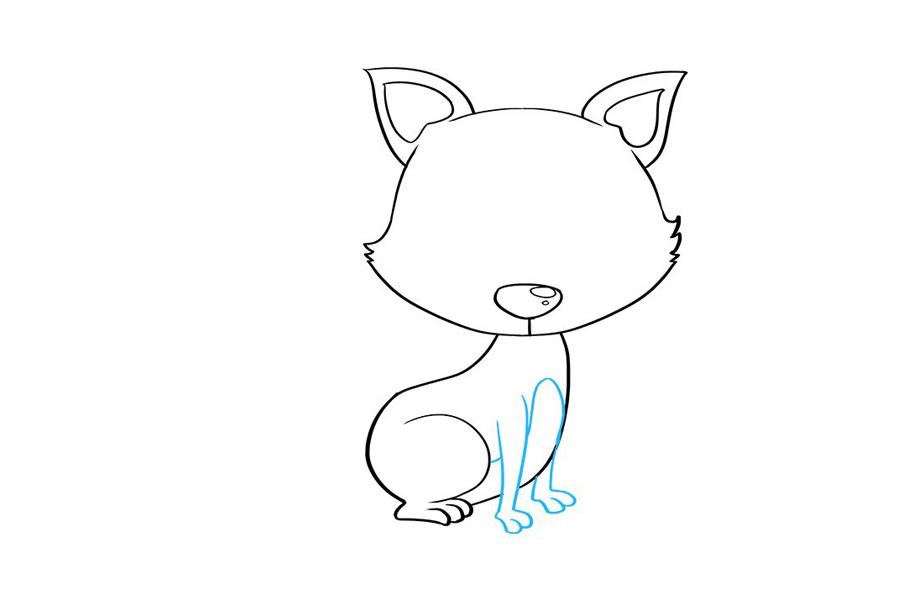 怎样画狐狸宝宝-图6