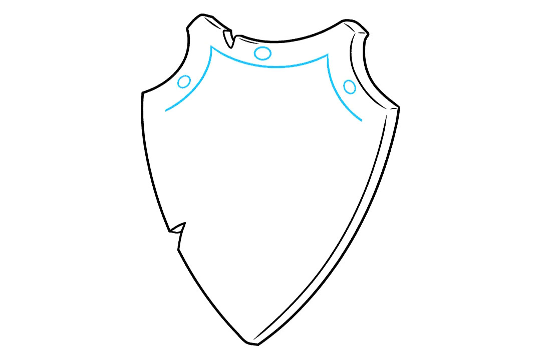 如何画盾牌简笔画-图5