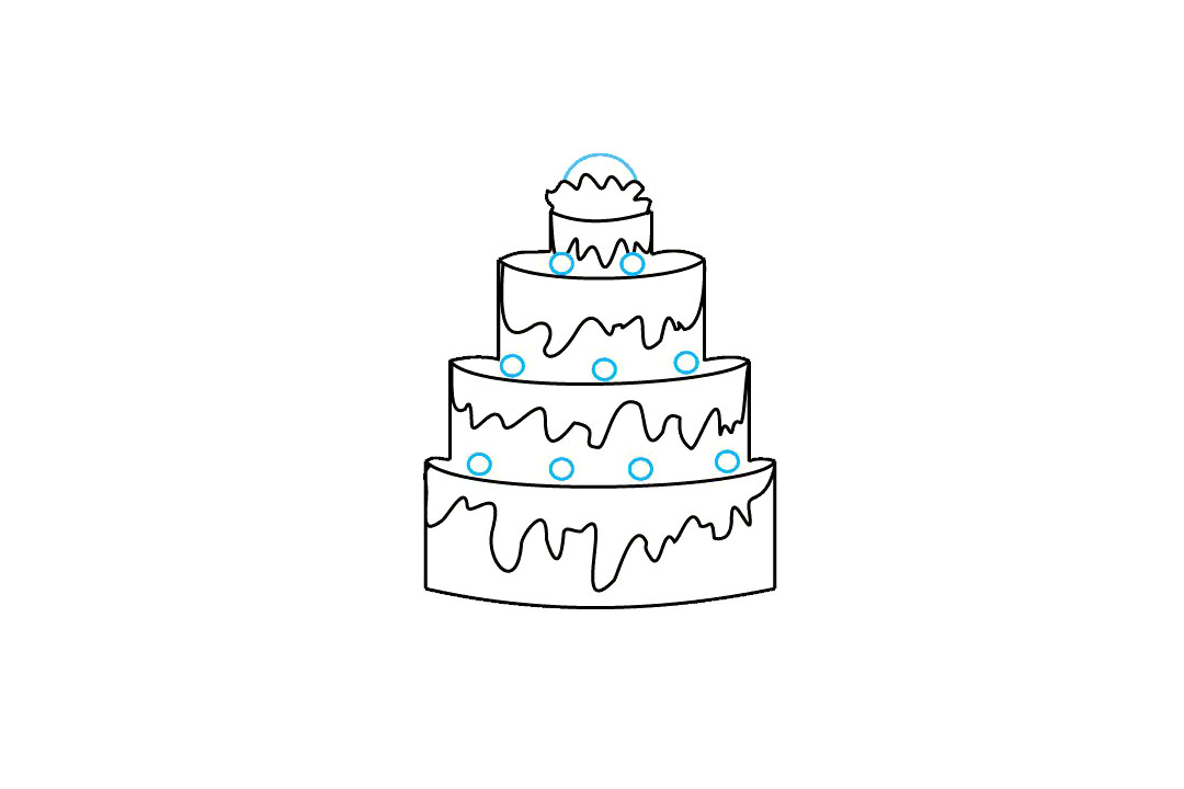 生日蛋糕怎么画-图7