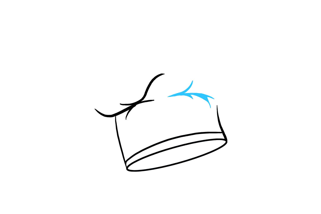 如何画厨师帽怎么画-图5