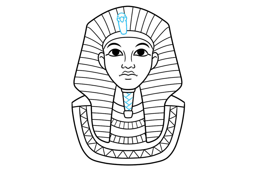 如何画图坦卡蒙-图8