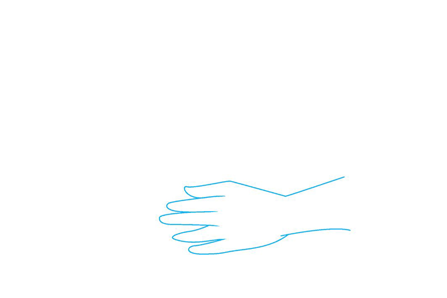 如何画洗手画-图1