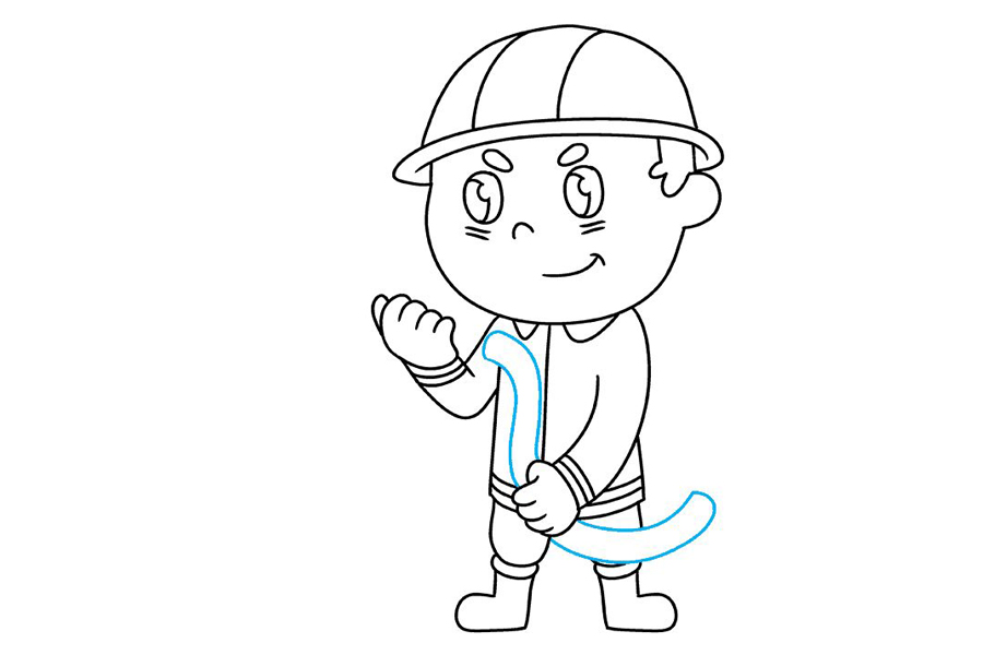 如何画消防员-图8