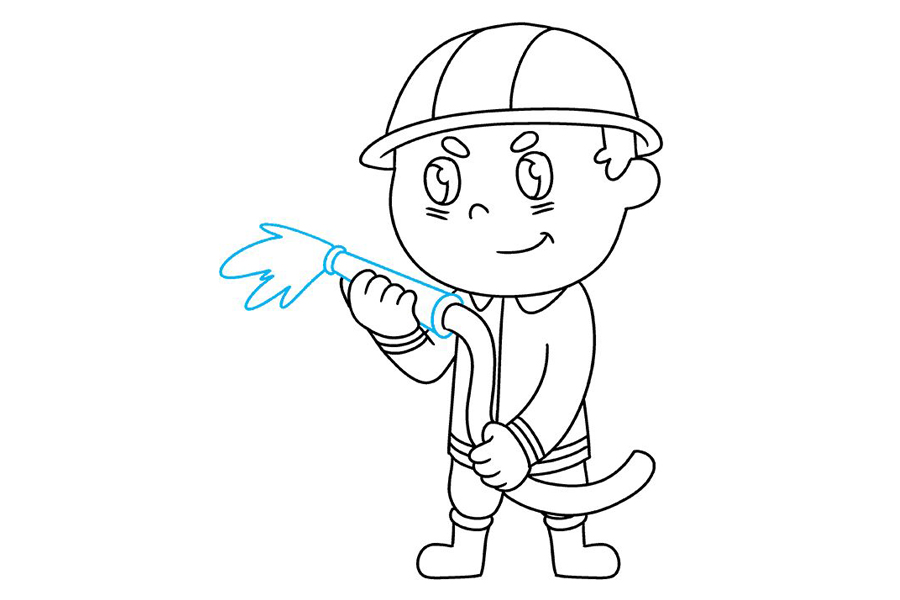 如何画消防员-图9