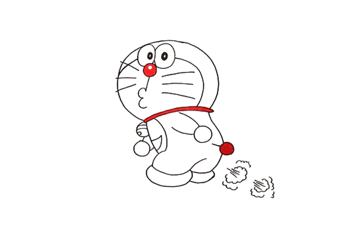 可爱哆啦A梦怎么画-图3