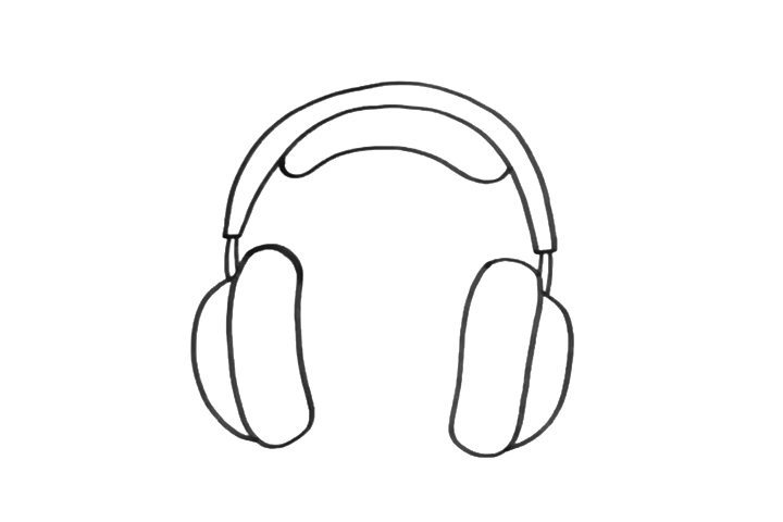 漂亮的耳机怎么画-图3