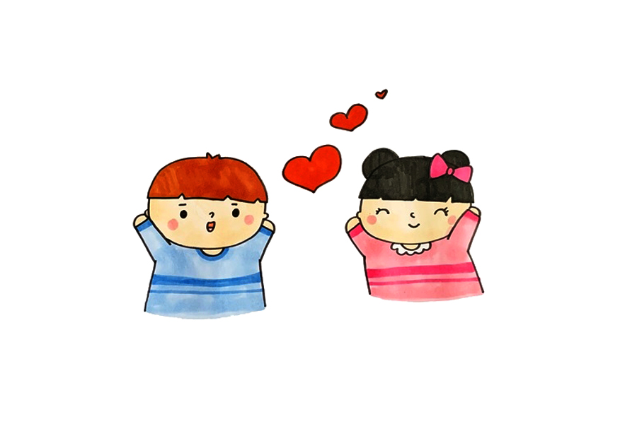 七夕人物简笔画