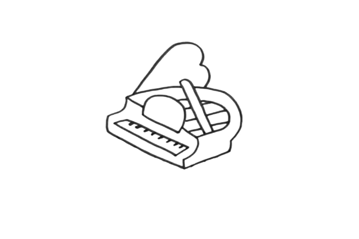 钢琴怎么画-图2