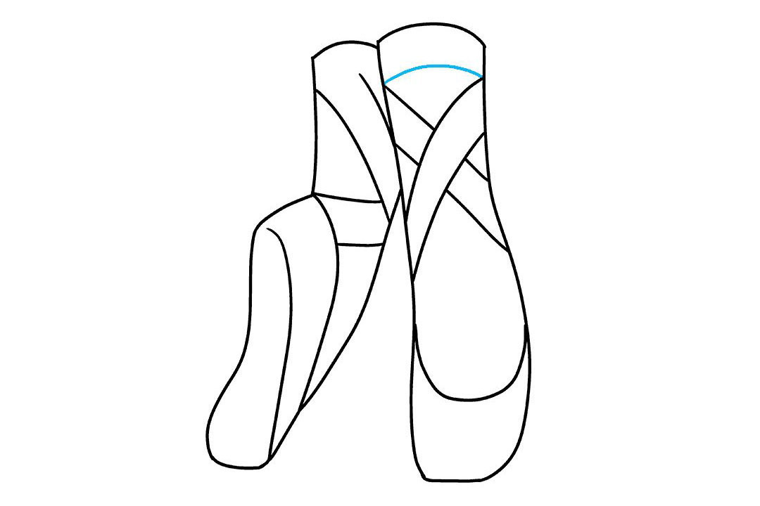 芭蕾舞鞋怎么画-图8