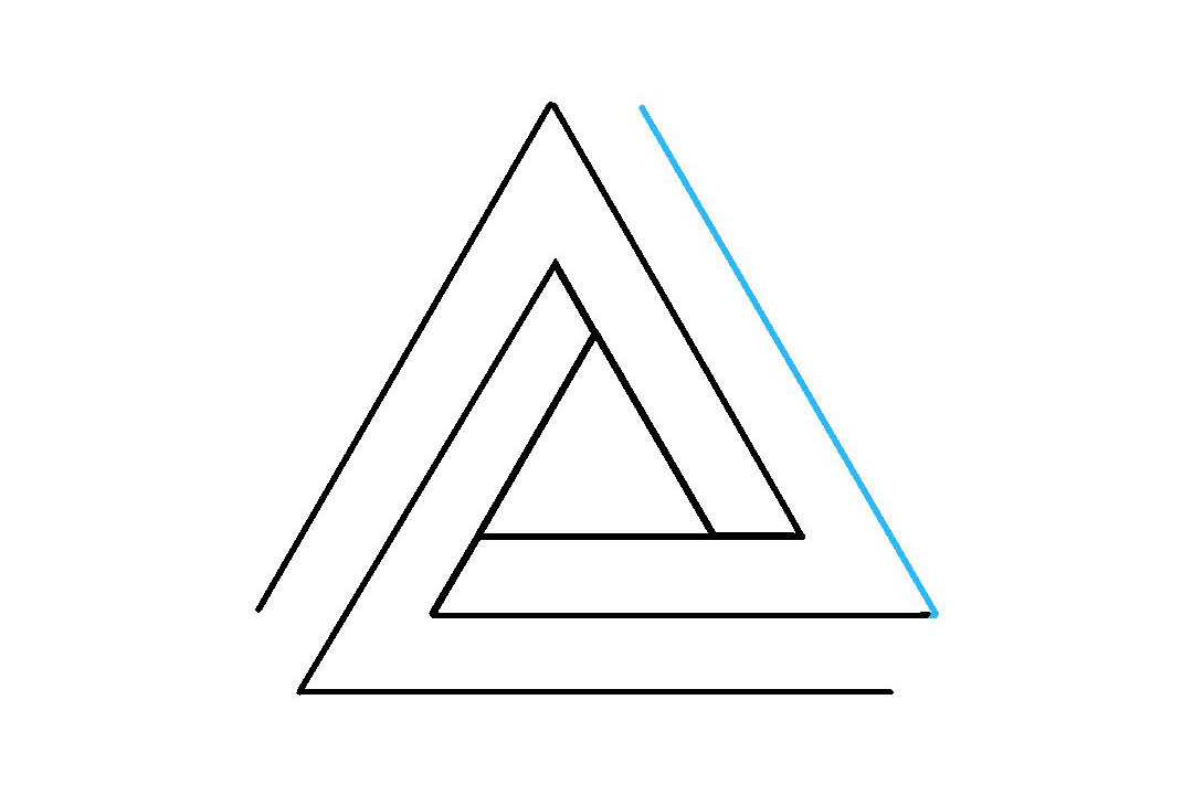 步骤7：如何画不可能的三角形19413