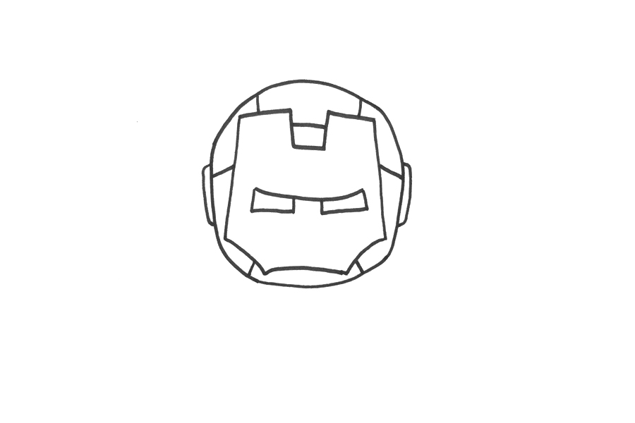 帅气的钢铁侠怎么画-图1