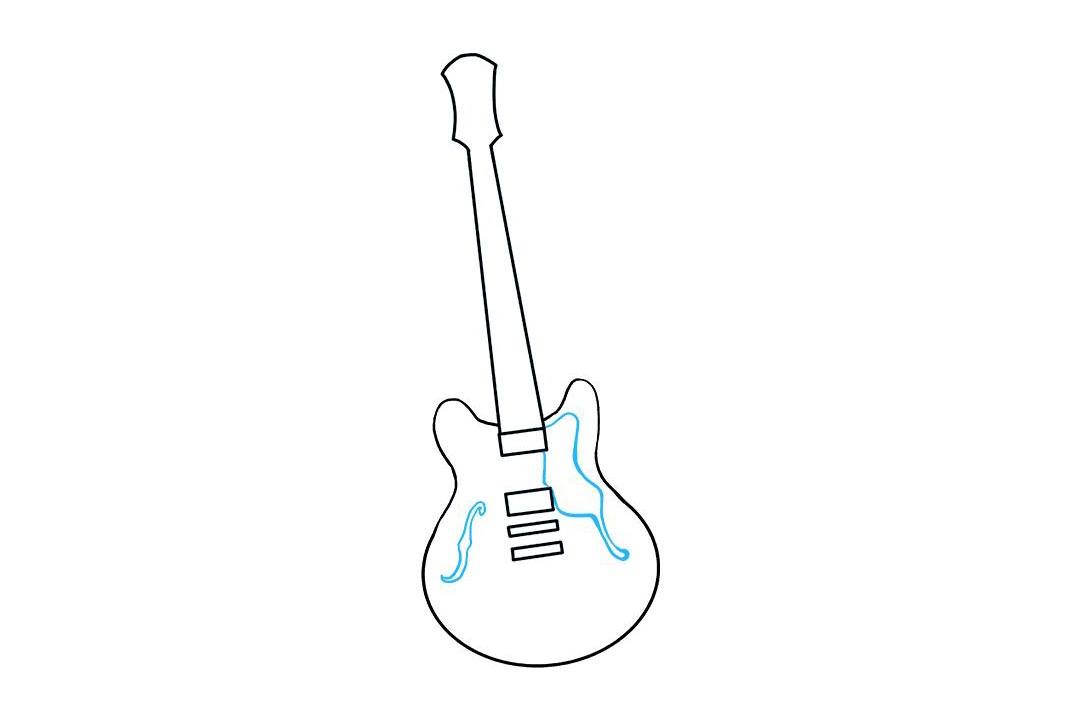 电吉他怎么画-图7