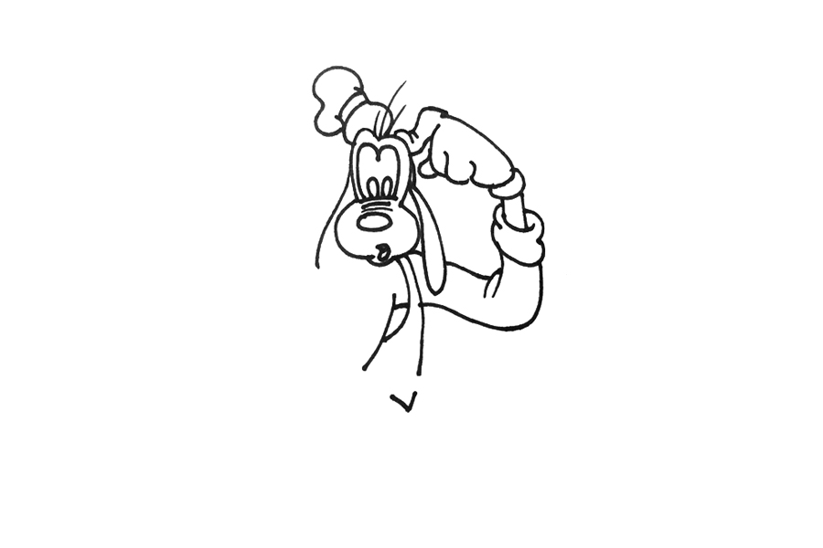 呆萌高飞怎么画-图2