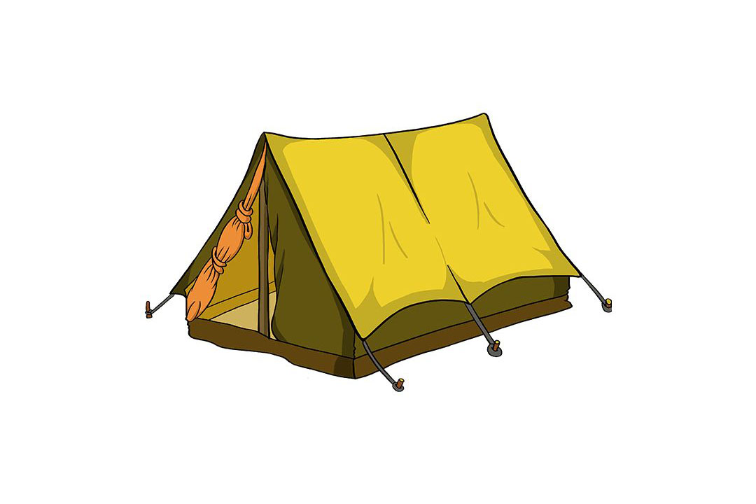 帐篷怎么画