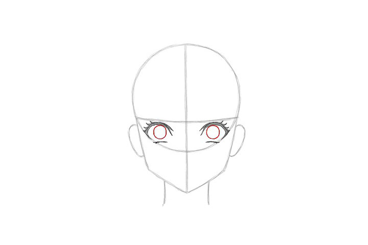 画短发女孩漫画-生气表情的画法-图7