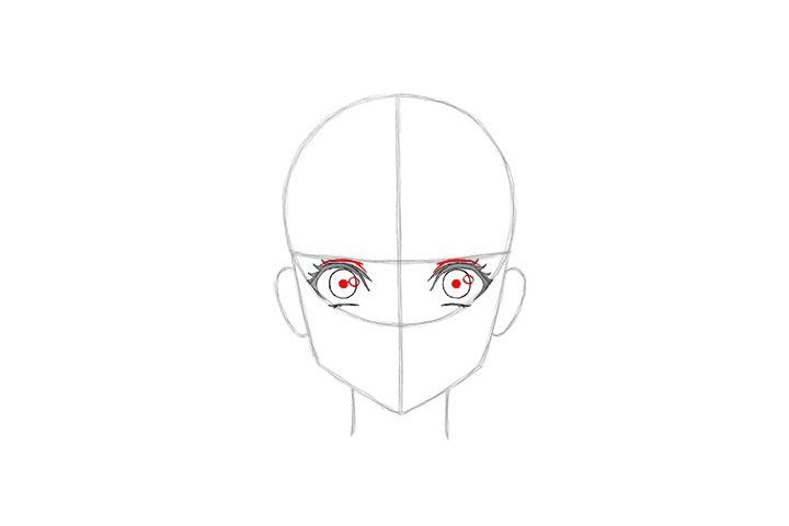 画短发女孩漫画-生气表情的画法-图8