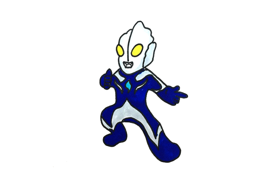 高斯奥特曼怎么画