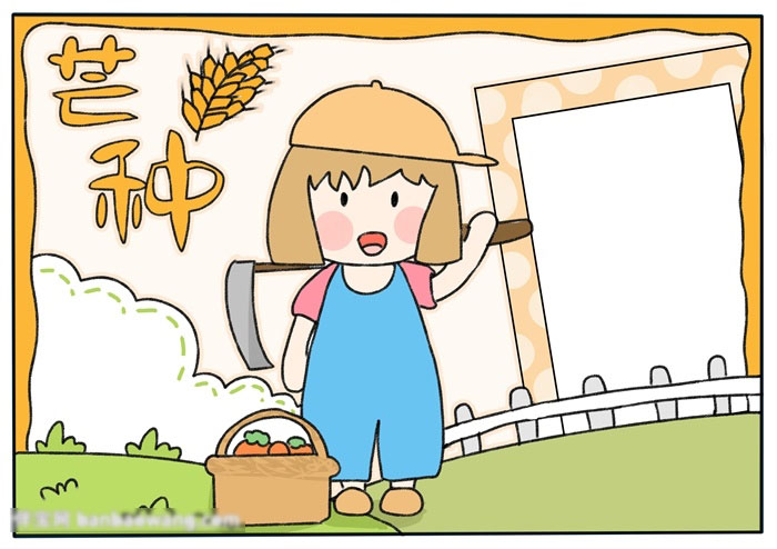 二十四节气芒种手抄报-图4