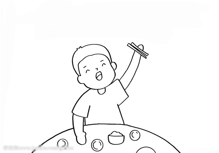 文明用筷手抄报-图1