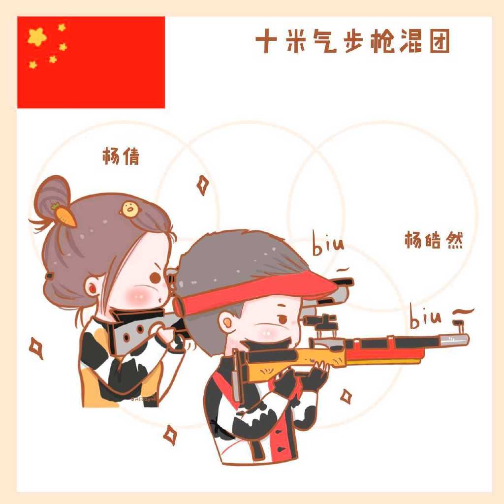 一组可爱的2021奥运会主题绘画-图4