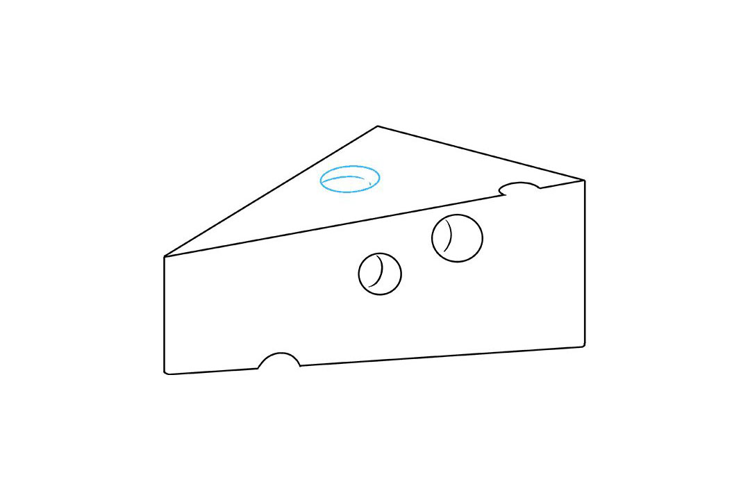 如何画奶酪简笔画-图8