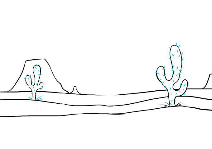 沙漠风景怎么画-图7