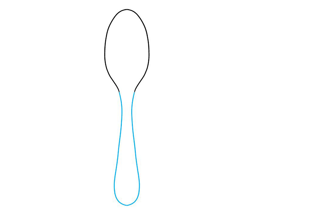 如何画勺子和叉子-图2