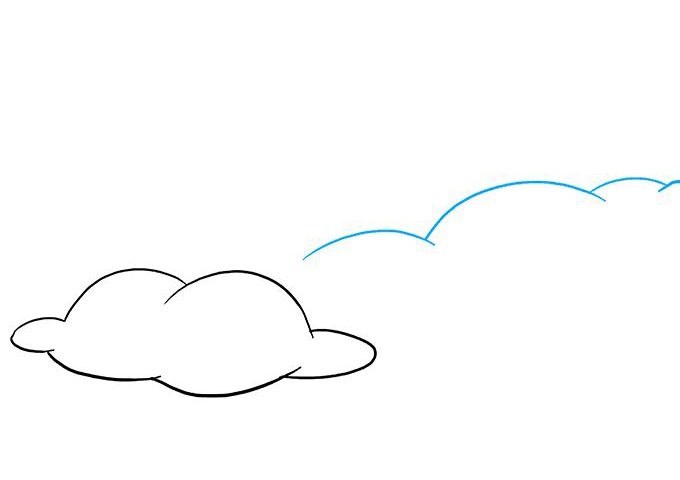 蓝天白云怎么画-图3