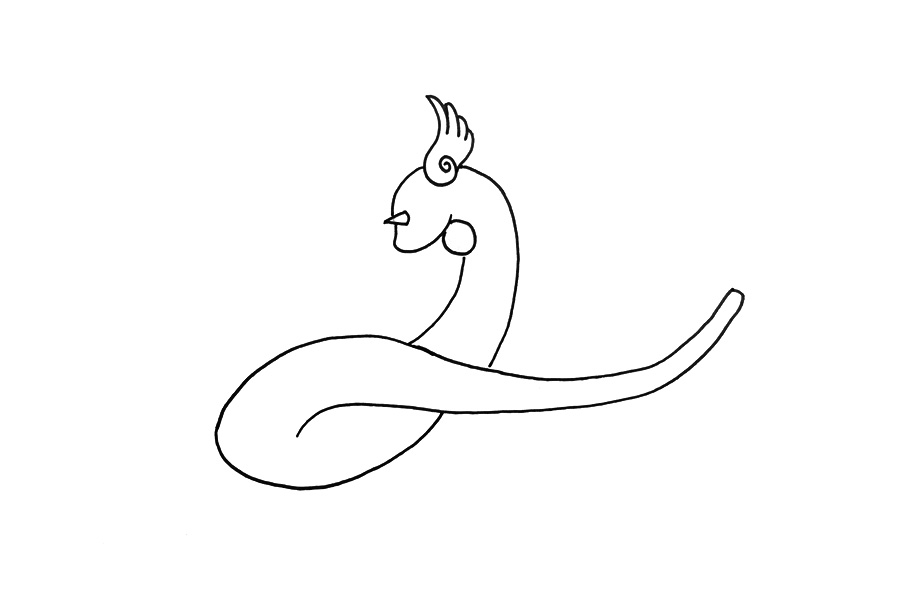 哈克龙简笔画怎么画-图2