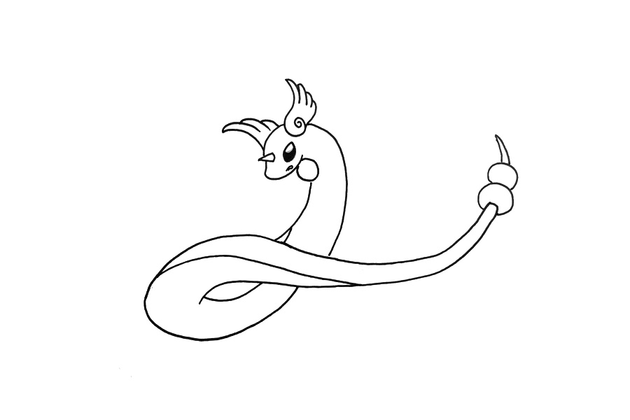 哈克龙简笔画怎么画-图3