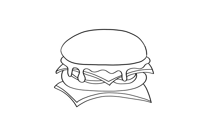 汉堡怎么画-图2