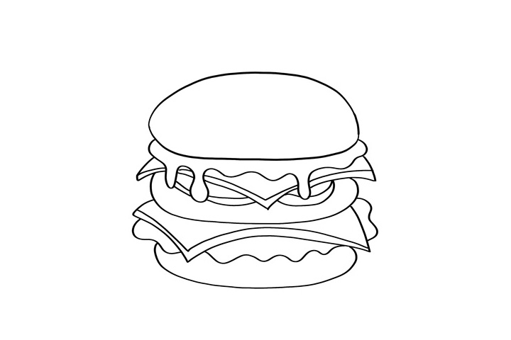 汉堡怎么画-图3