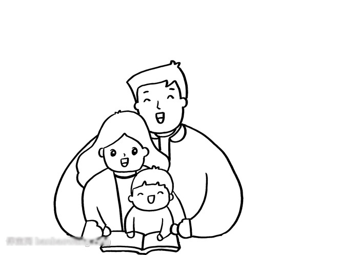 非常好画的爱父母手抄报-图1
