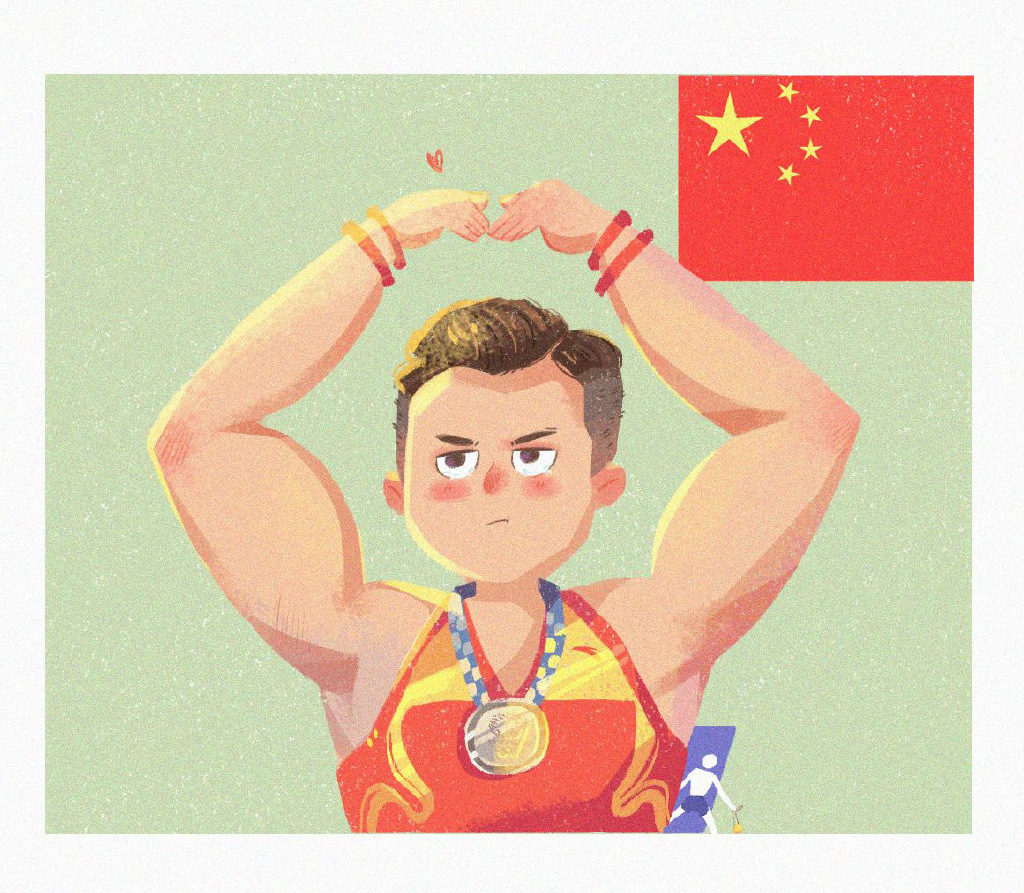 一组2021奥运冠军头像-图6