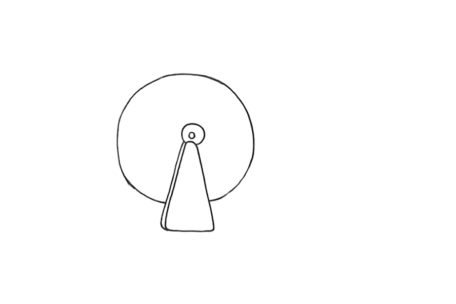 漂亮的水车风景怎么画-图1