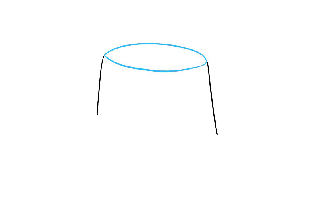 如何画礼帽简笔画-图2