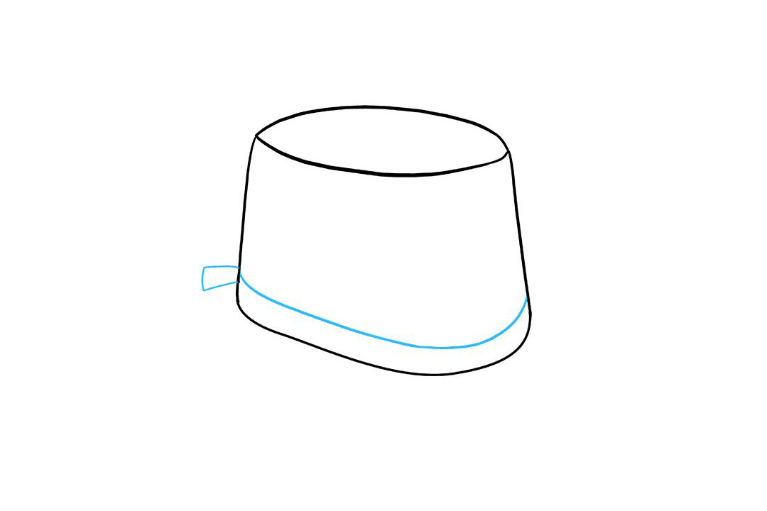 如何画礼帽简笔画-图4