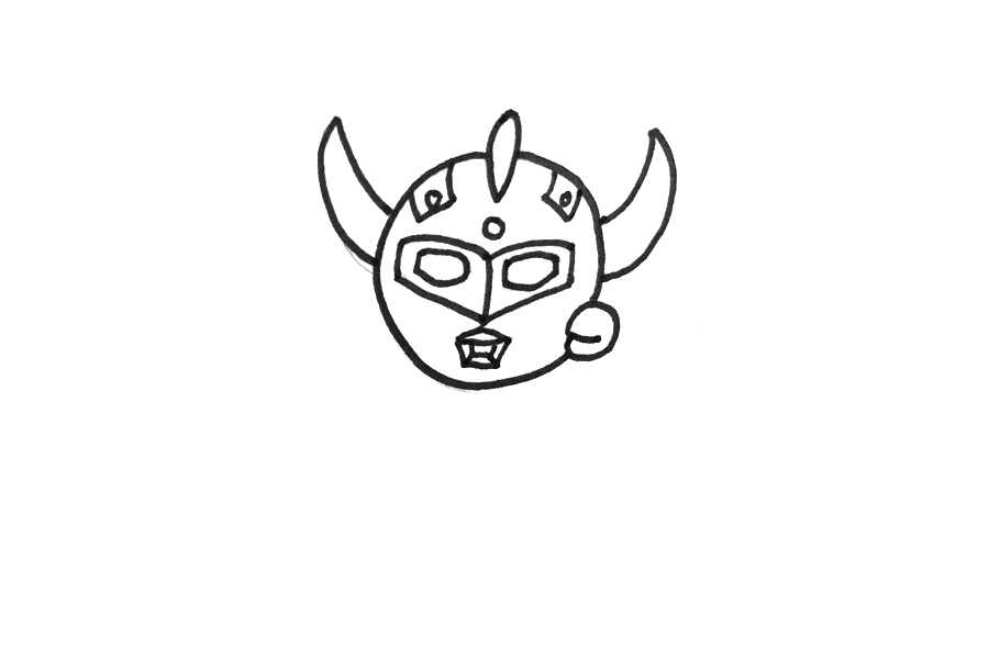 黄金赛罗怎么画-图1