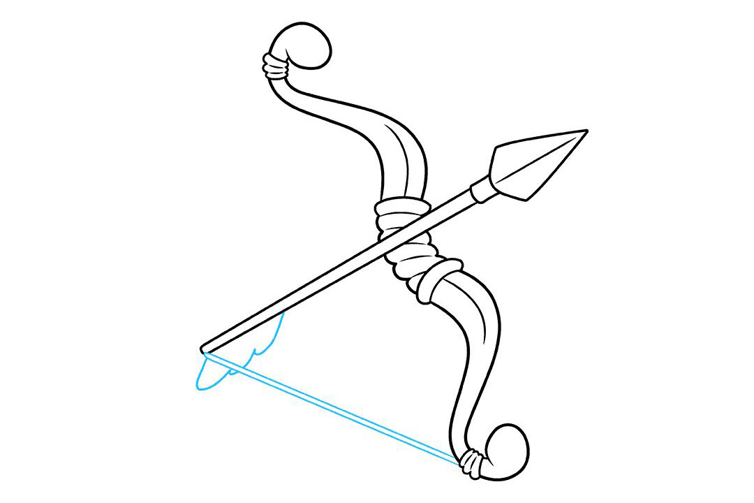 弓箭怎么画-图8