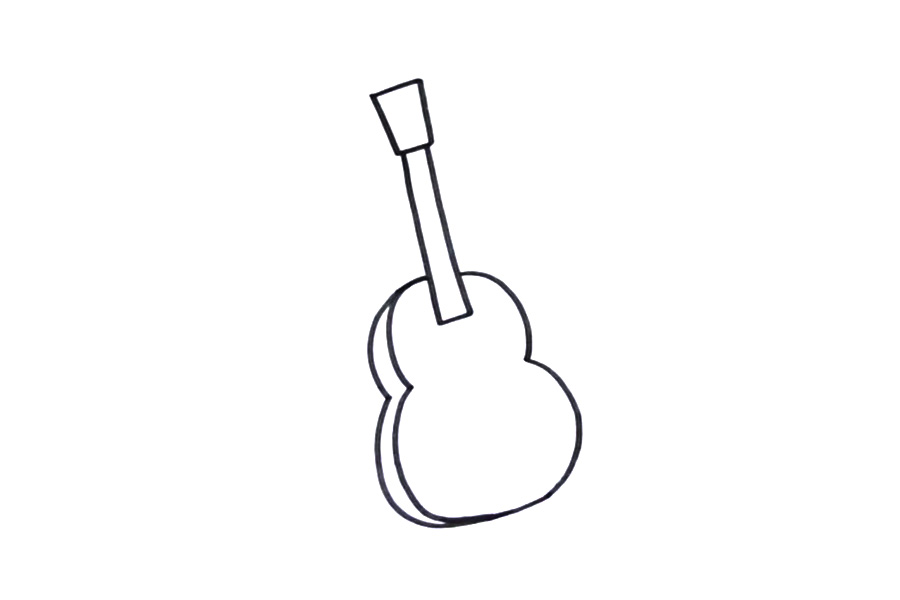 吉他怎么画-图2
