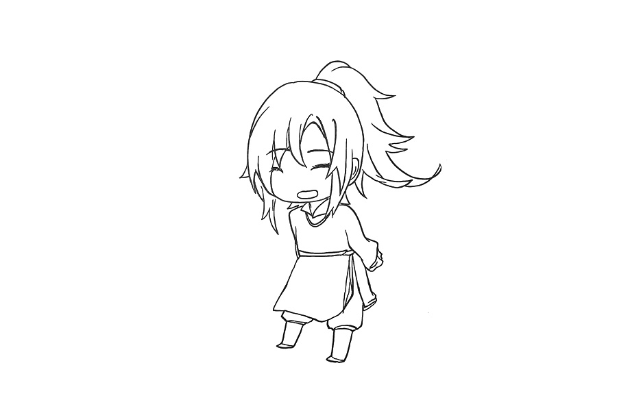 天官赐福 花城怎么画-图3