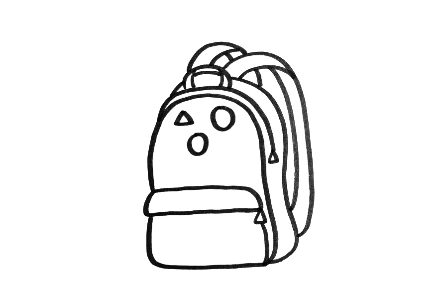 简单的书包怎么画-图3