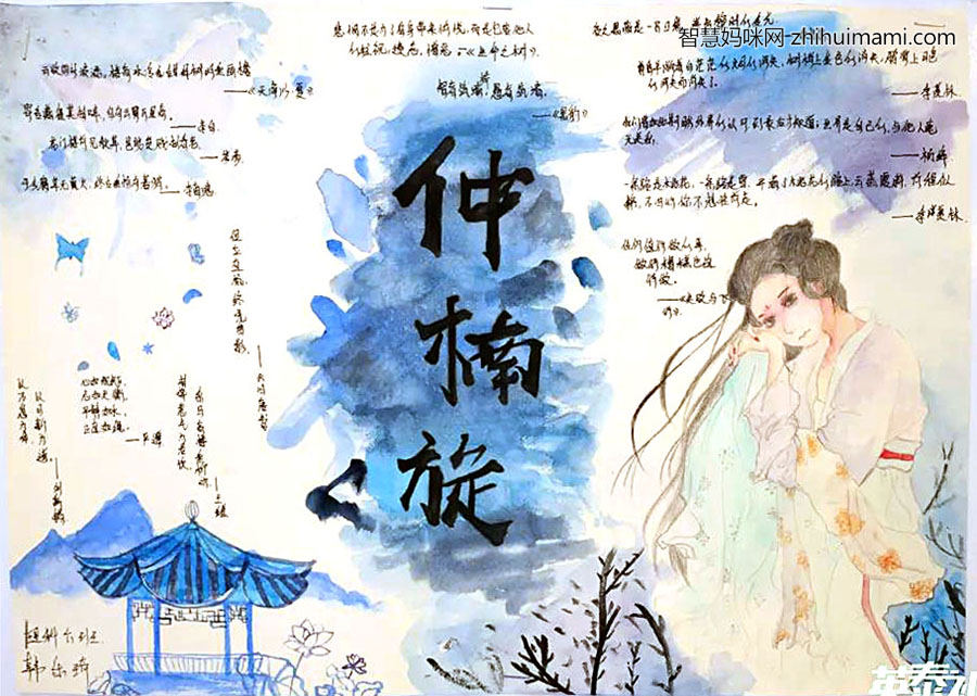 漂亮的语文手抄报版面设计图-图6