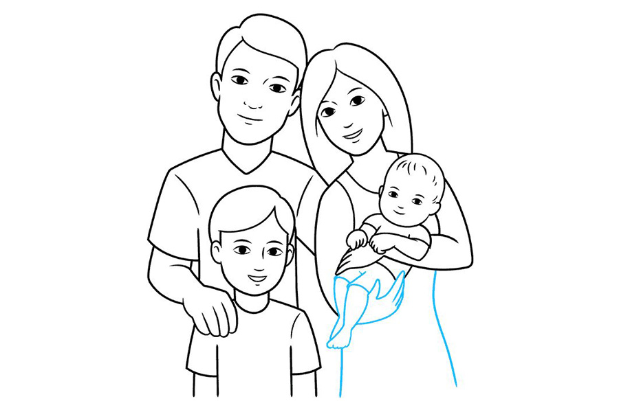 如何画一个家庭-图9